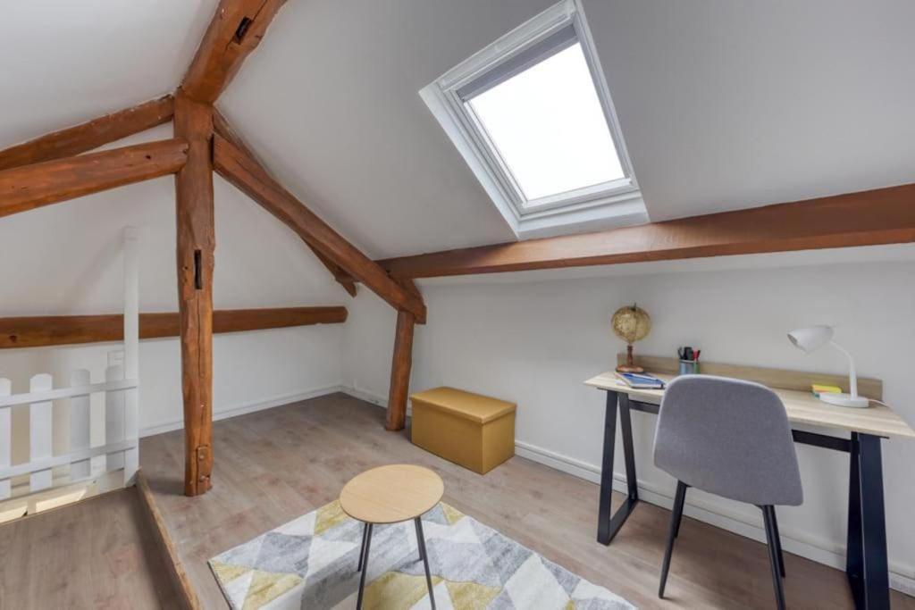 Charmant T3 En Duplex Saint-Brice-sous-Foret Luaran gambar