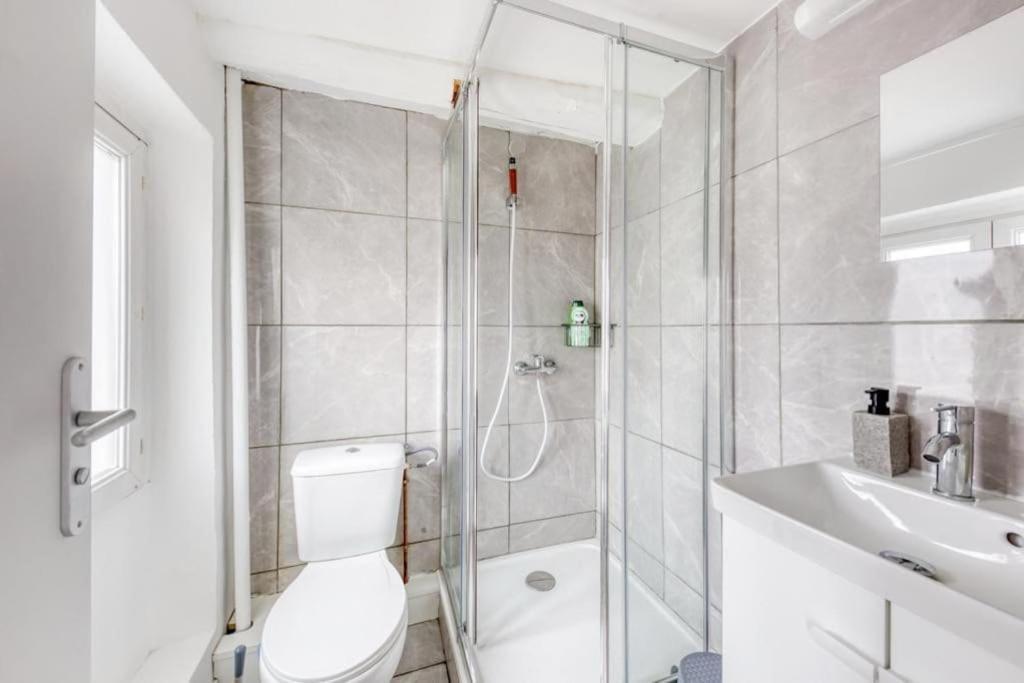 Charmant T3 En Duplex Saint-Brice-sous-Foret Luaran gambar
