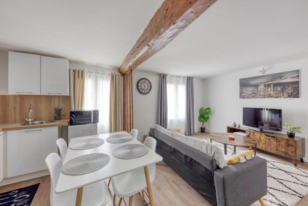 Charmant T3 En Duplex Saint-Brice-sous-Foret Luaran gambar