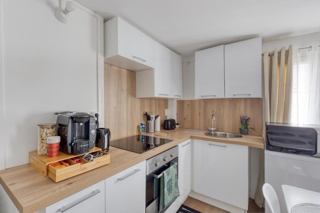 Charmant T3 En Duplex Saint-Brice-sous-Foret Luaran gambar